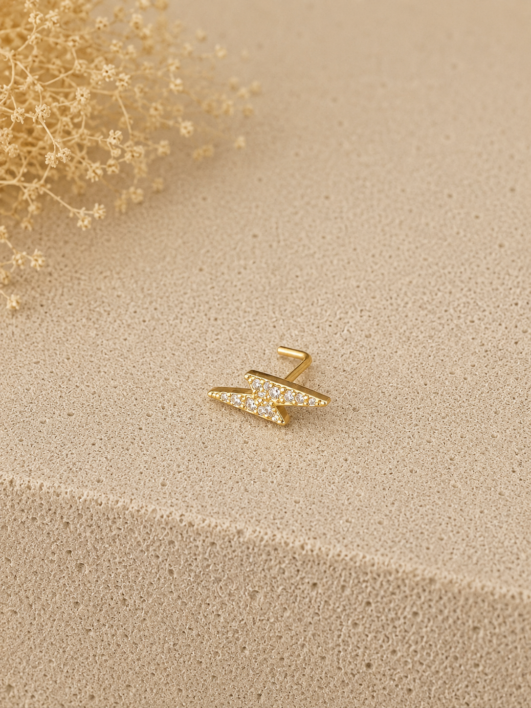 Piercing Nez Eclair argent en Acier Chirurgical | Maison Marinette