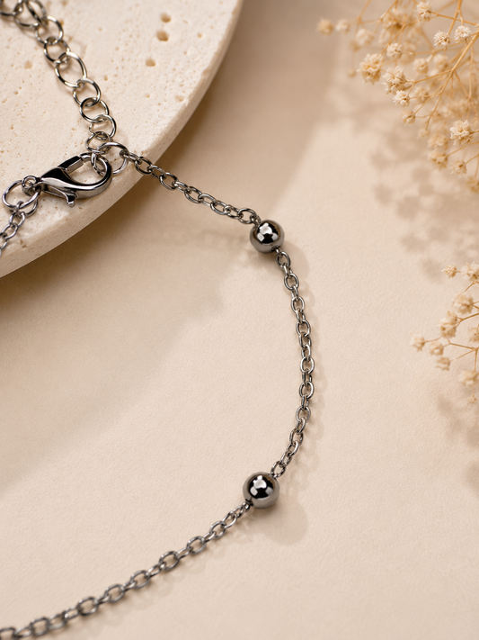 Bracelet Chaîne boule espacé