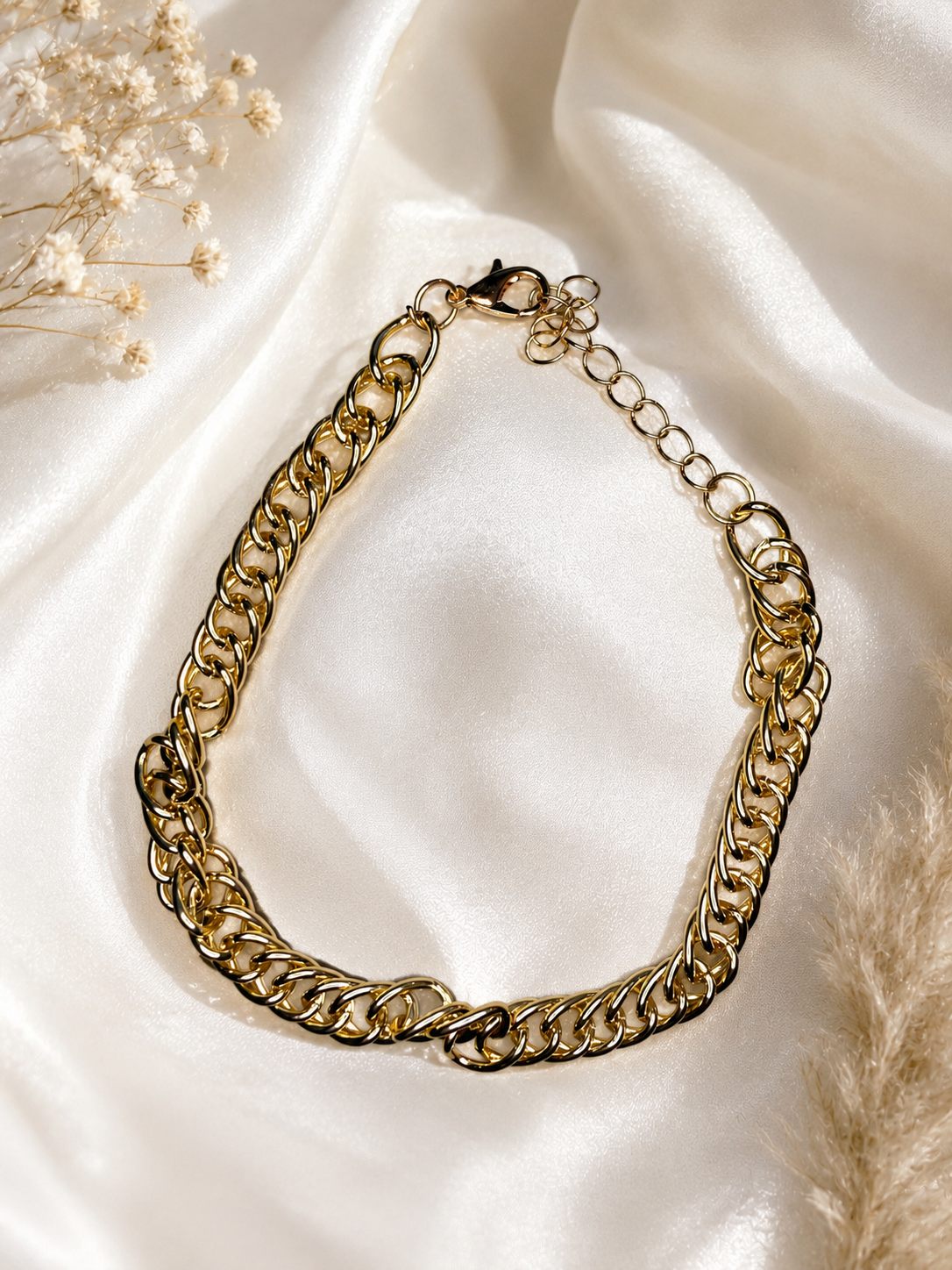 Bracelet Chaîne simple doubler large
