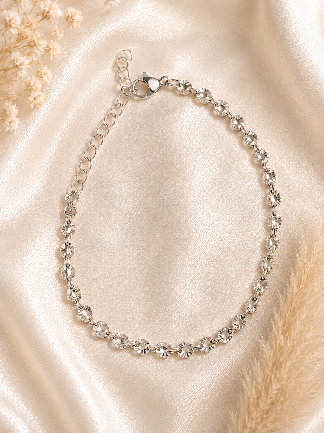Bracelet Chaîne détails ondulé
