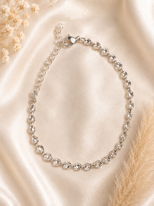Bracelet Chaîne détails ondulé