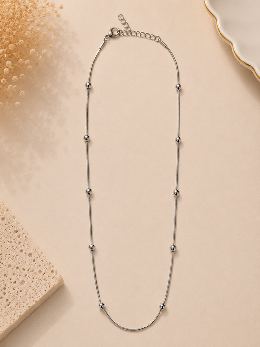 Collier Chaîne boule espacé