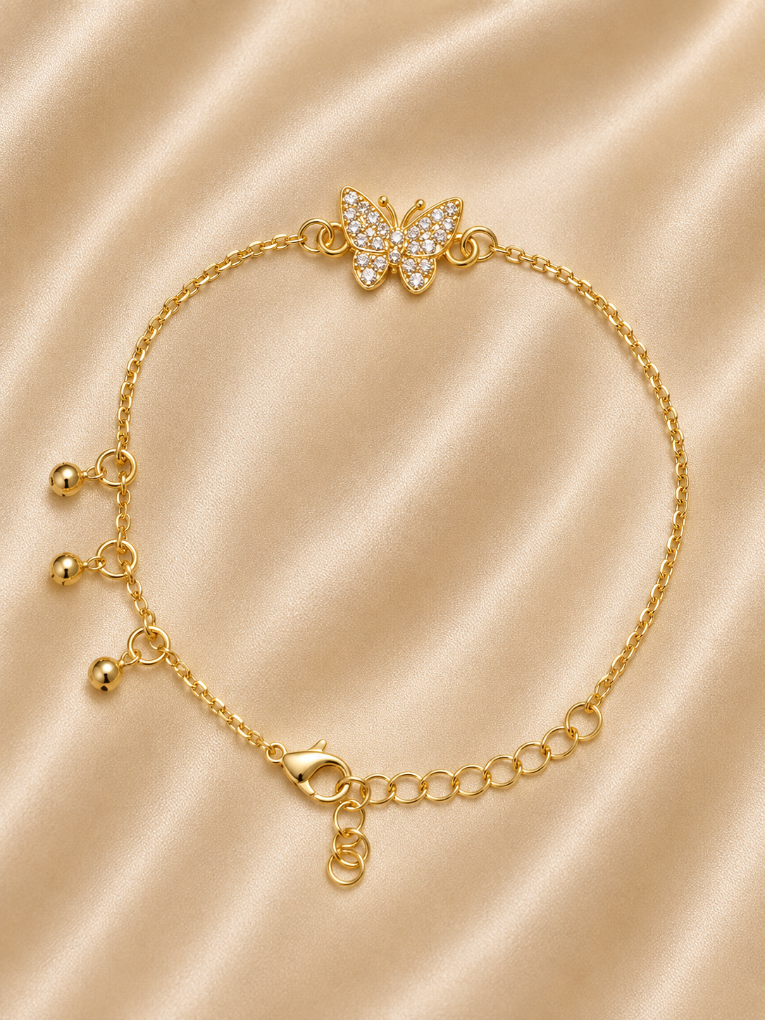 Bracelet Papillon strass