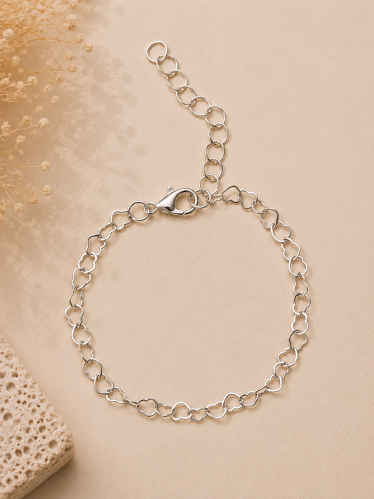 Bracelet Chaîne coeur