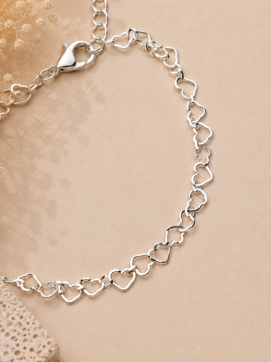 Bracelet Chaîne coeur