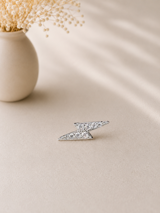 Piercing Nez Eclair argent en Acier Chirurgical | Maison Marinette