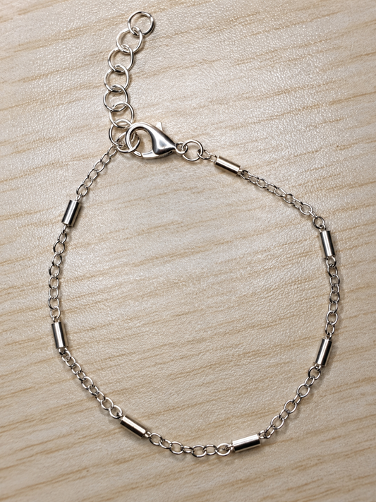 Bracelet Chaîne détails cylindre